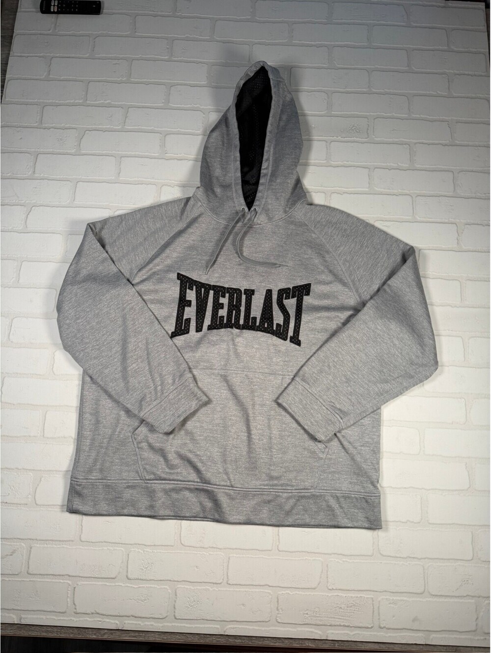 Everlast Everwarm Big Box Logo Pullover Hoodie Mens Size 2XL